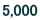 5,000 